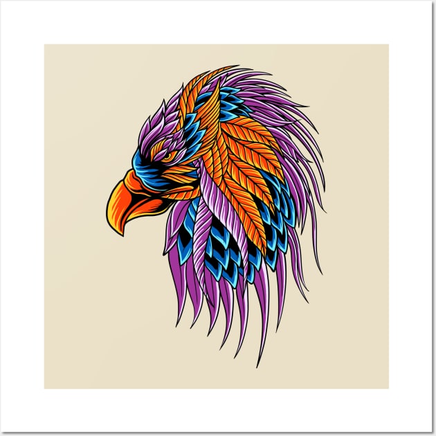 Eagle ornate Wall Art by Tuye Project